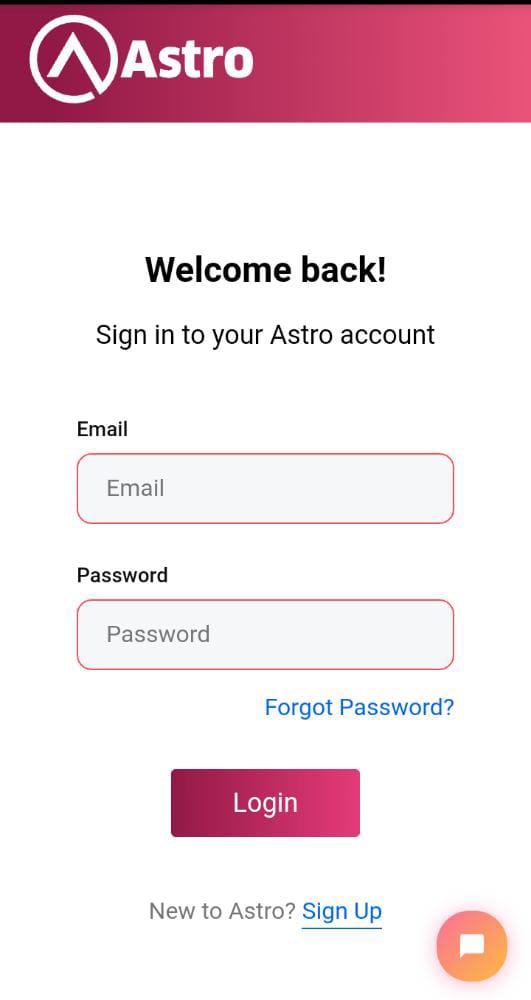 How To Trade on Astro 2 sign in